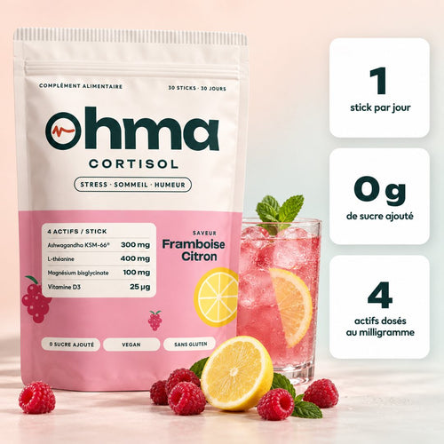 Ohma Cortisol Framboise-Citron, packshot