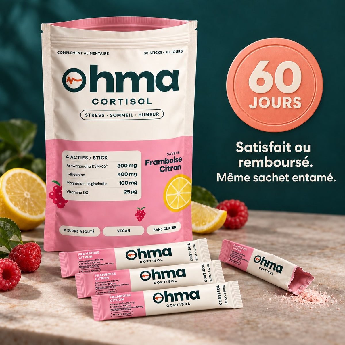 Satisfait ou remboursé 60 jours